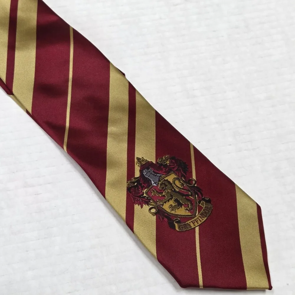 Harry Potter Gryffindor Crest Necktie, 100% Polyester, Warner Bros Entertainment